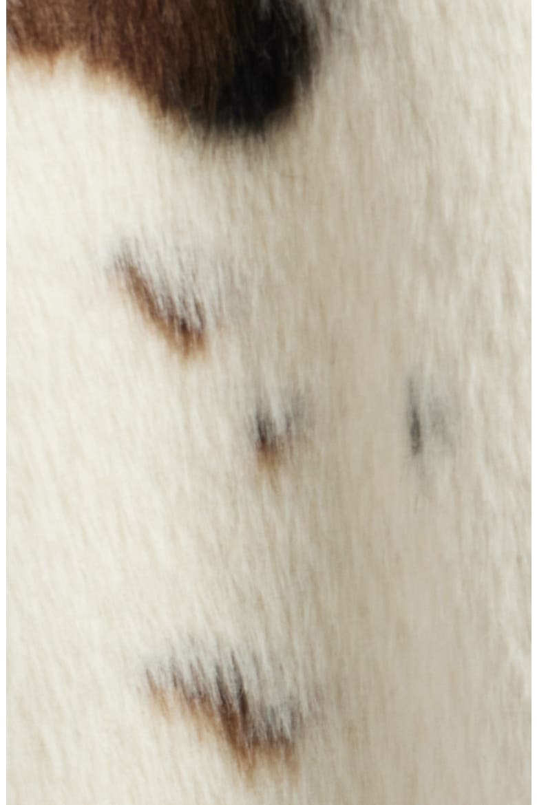 Cow Print Faux Fur Jacket, Alternate, color, COW PRINT
