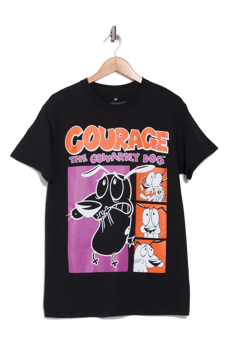 Ripple Junction Courage the Cowardly Dog Cotton Graphic T-Shirt, Alternate, color, 