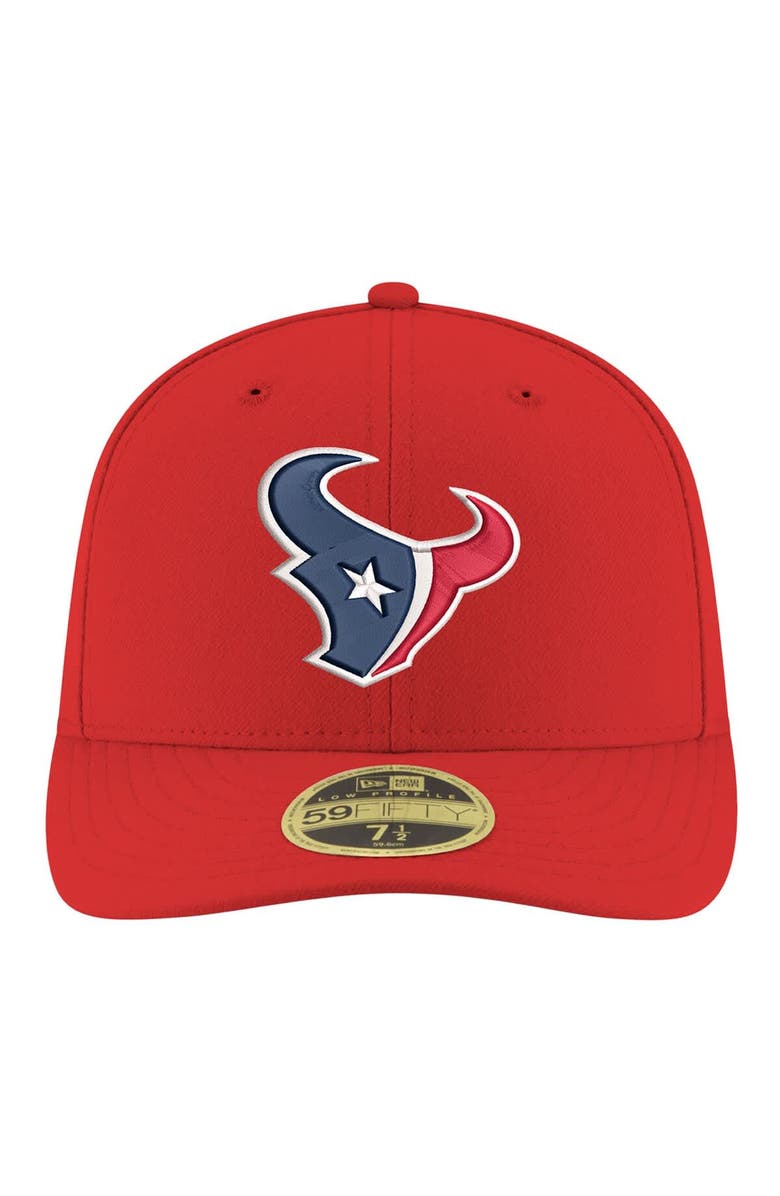 New Era Men's New Era Red Houston Texans Omaha Low Profile 59FIFTY Fitted Hat, Alternate, color, Red