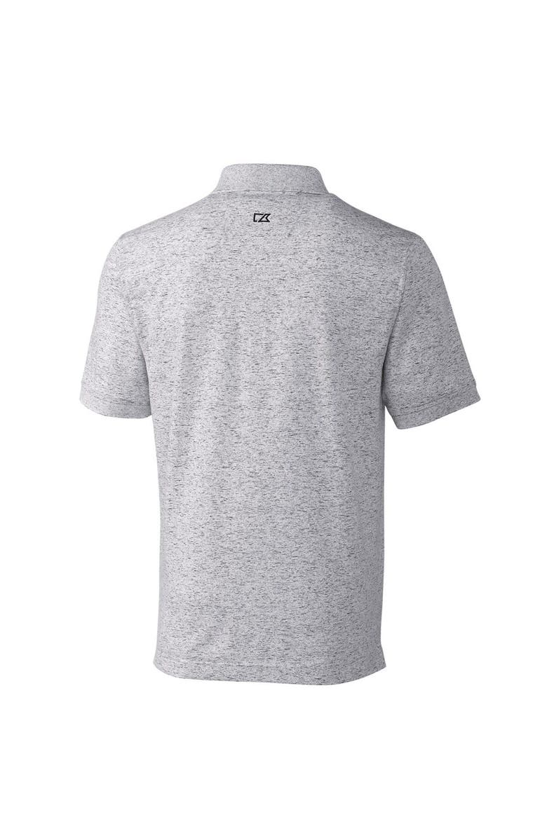 Cutter & Buck Men's Cutter & Buck Steel Portland State Vikings Vault Advantage Tri-Blend Space Dye Big & Tall Polo, Alternate, color, 