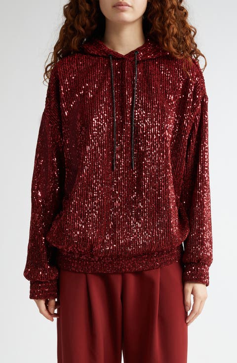 Sequin Oversize Hoodie