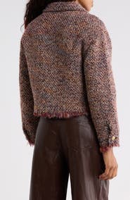 Democracy Bouclé Cropped Jacket