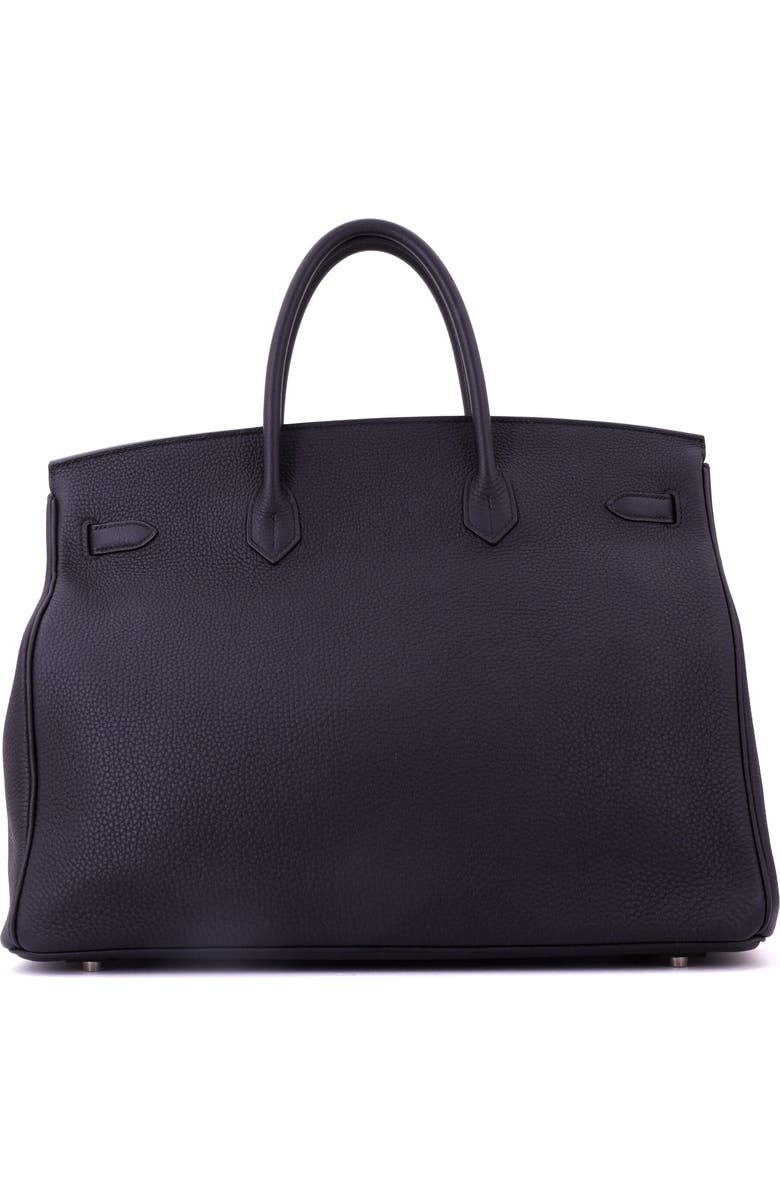 Pre-Owned Hermes Birkin Handbag Black Togo with Palladium Hardware 40, Alternate, color, Noir