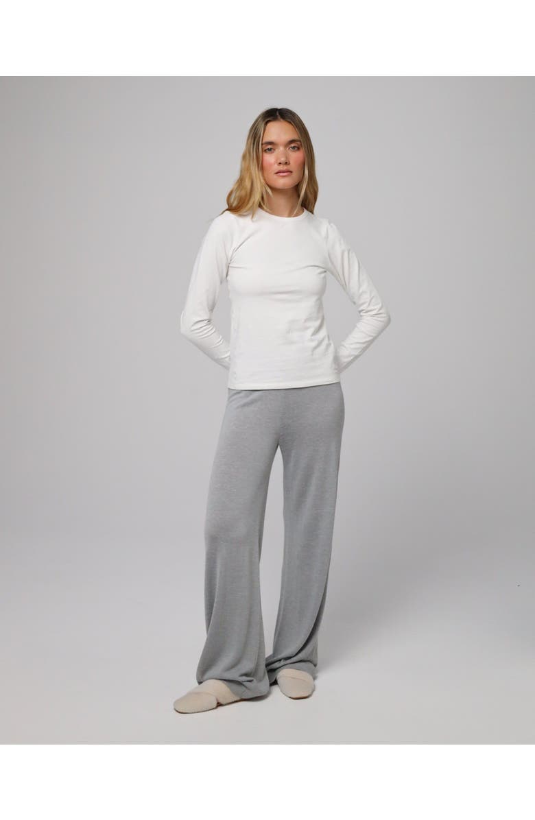 JUANA Nilo Knitted Pull-on Pants, Alternate, color, Gray