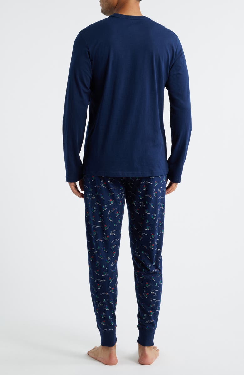 Polo Ralph Lauren Long Pajamas, Alternate, color, Slalom Run Print