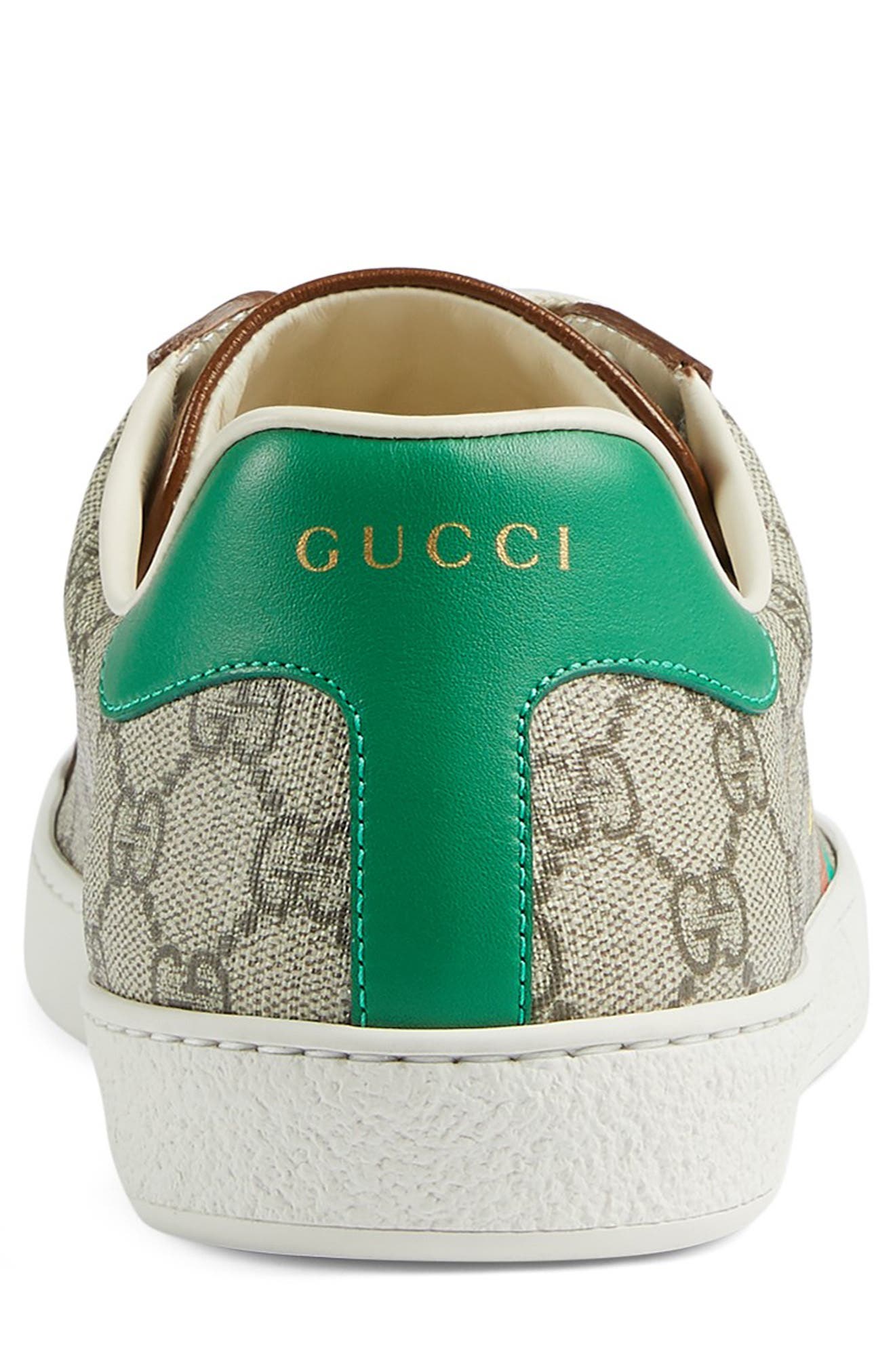 Gucci Ace Fake/Not Fake GG Supreme Sneaker, Alternate, color, 