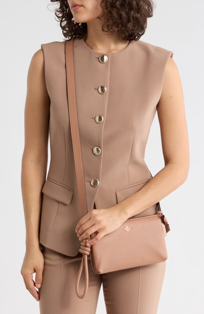 Nanette Lepore Ruby Small Crossbody Bag, Alternate, color, Mocha Mousse