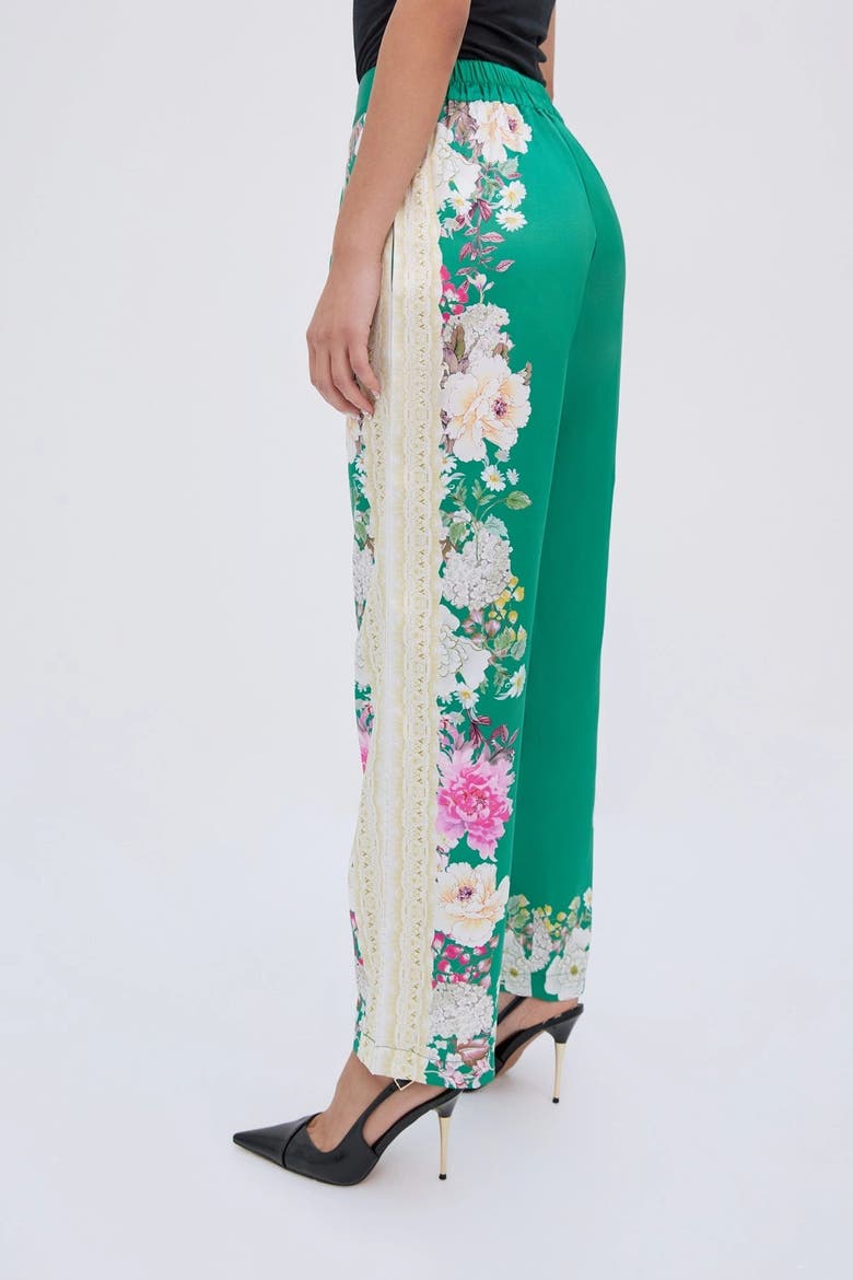 Amora Green Trousers, Alternate, color, Green