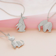 Uncommon Goods Origami Menagerie Necklaces