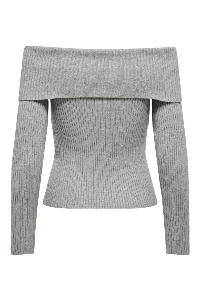 Katia Off the Shoulder Knit Top, Alternate, color, ULTIMATE GREY