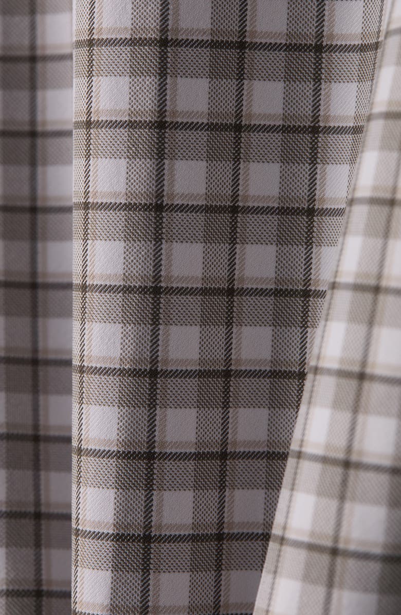 Rhone State of Mind Slim Fit Check Performance Button-Up Shirt, Alternate, color, Smokey Olive Plaid