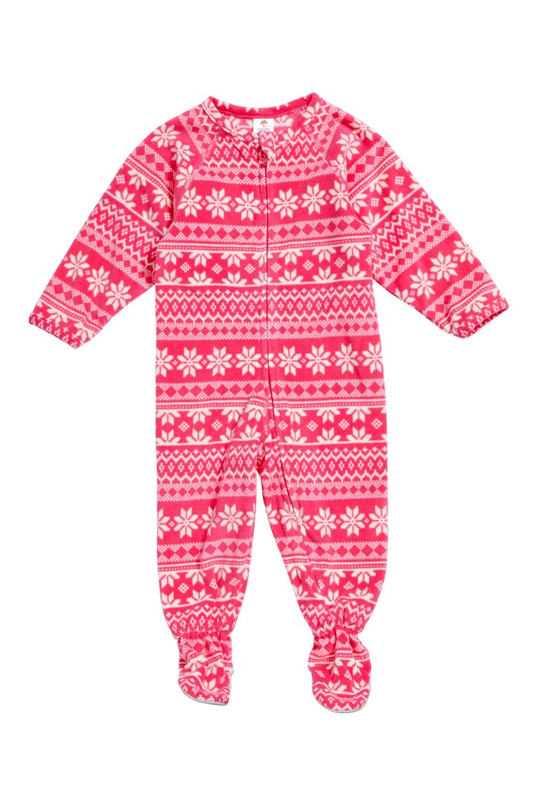 Blanket Sleeper, Alternate, color, PINK MAGENTA FAIRISLE