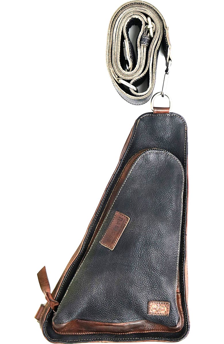 Bed Stu Adept Sling, Main, color, Black Teak Rustic