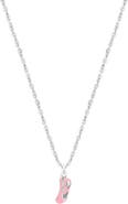 Tiny Blessings Sterling Silver Little Ballerina Necklace