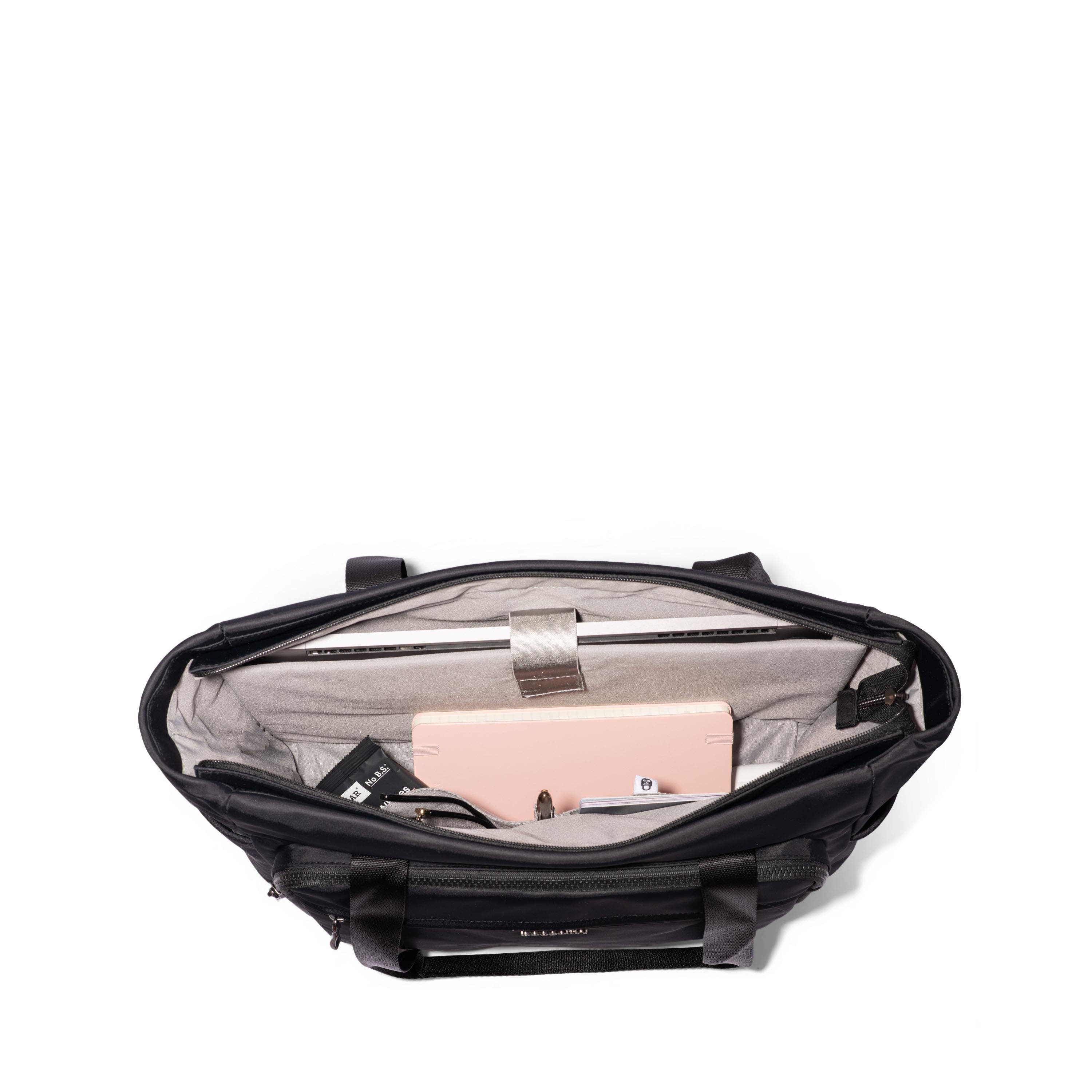 BAGGALLINI Nolita Laptop Tote Bag, Alternate, color, Black Twill