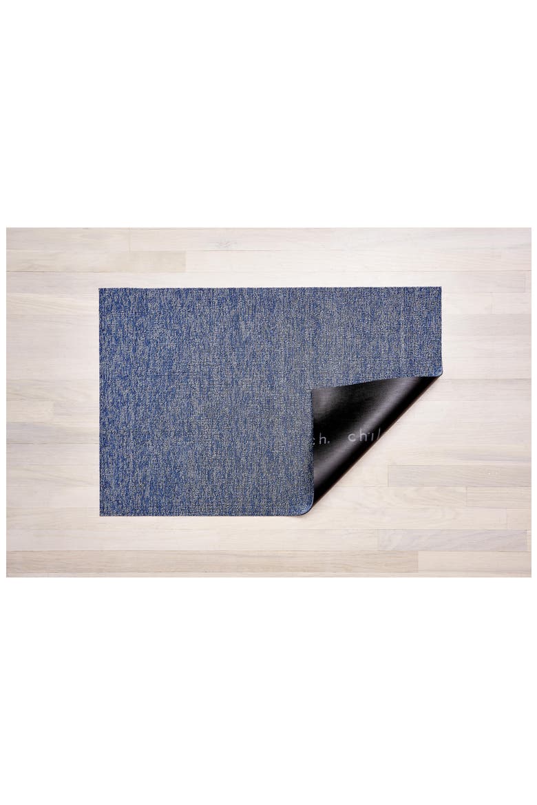 Heathered Shag Mat, Alternate, color, CORNFLOWER