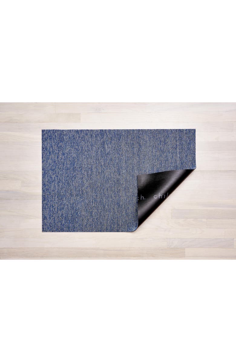 Chilewich Heathered Shag Mat, Alternate, color, Cornflower