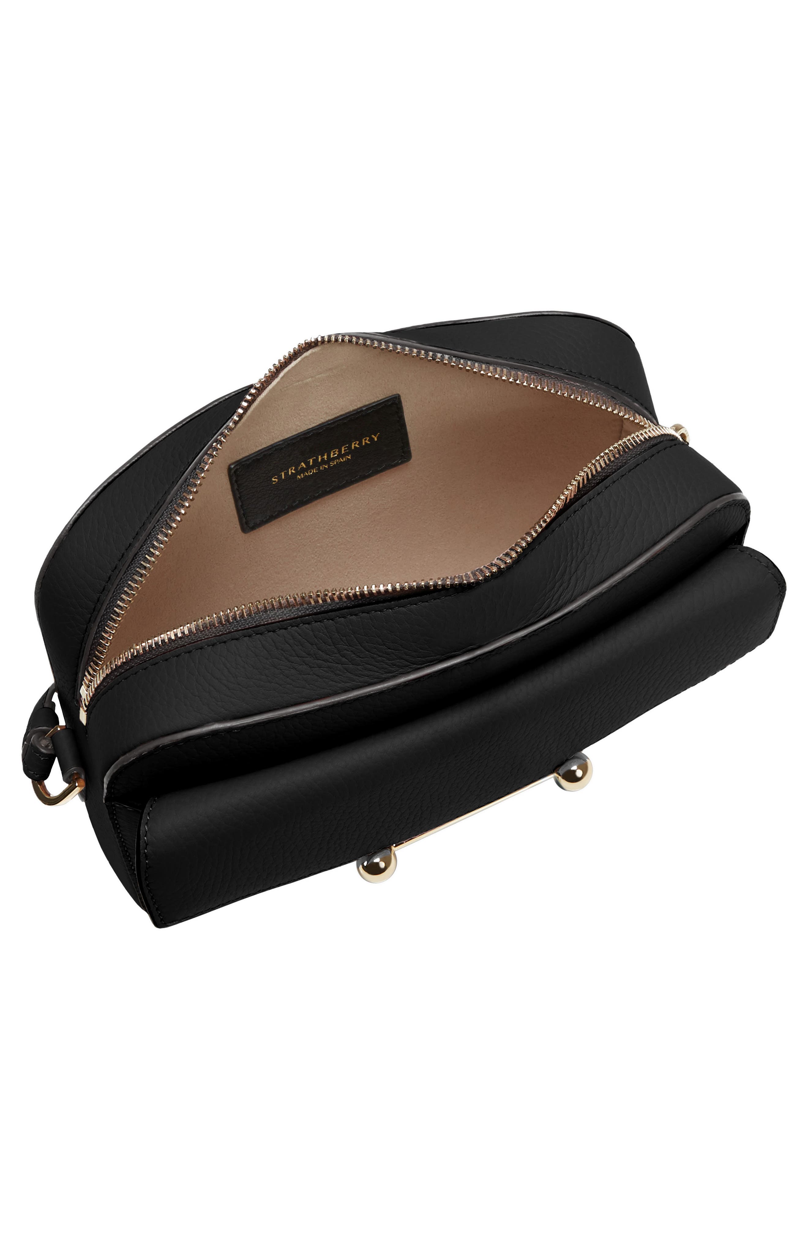 Strathberry Mosaic Leather Crossbody Camera Bag, Alternate, color, 