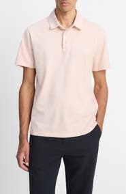 Vince Regular Fit Garment Dyed Cotton Polo