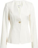 Nordstrom Linen Blend One-Button Blazer