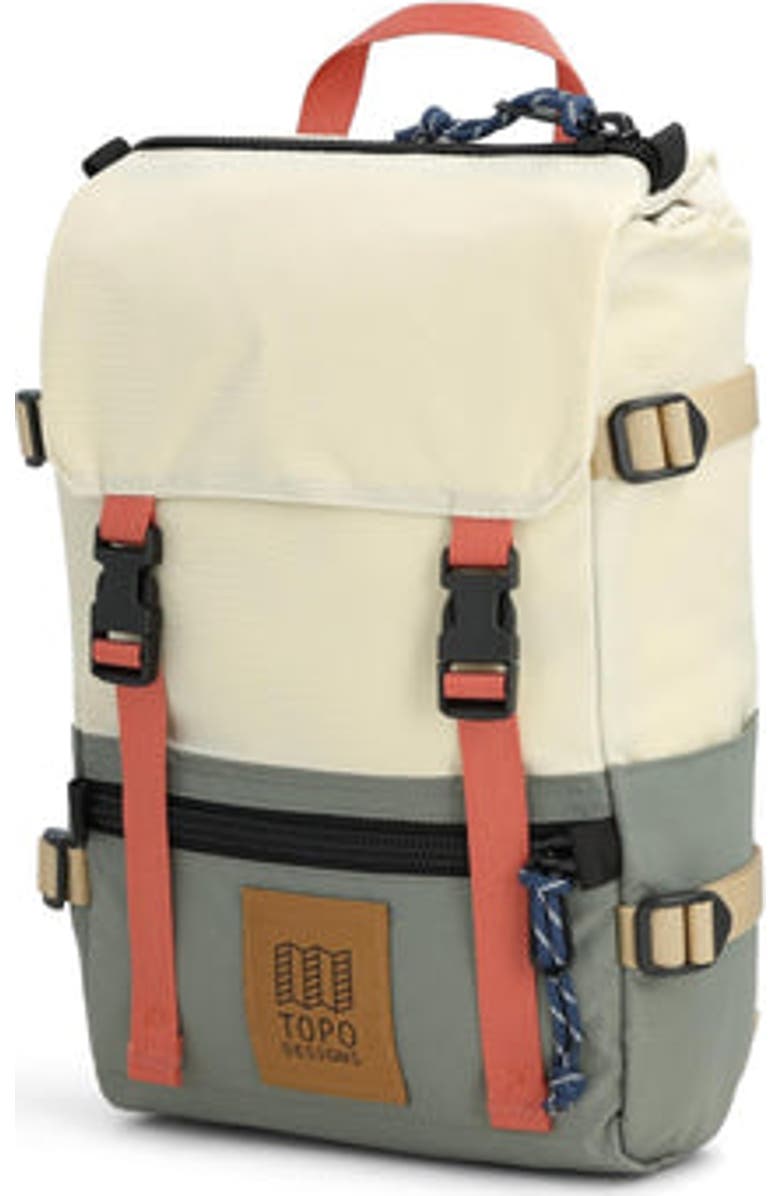 Topo Designs Rover Pack Mini, Alternate, color, Bone White/Beetle