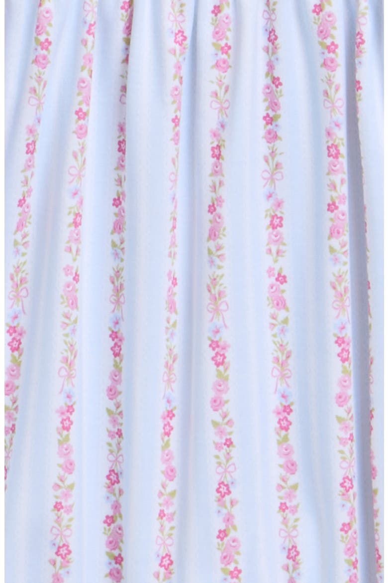 Floral Long Sleeve Pima Cotton Jumpsuit, Alternate, color, LIGHT BLUE