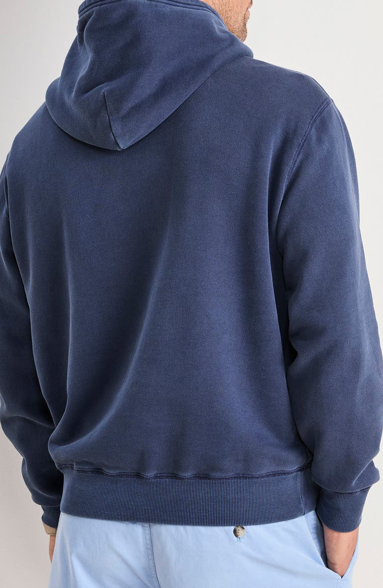 vineyard vines Cotton French Terry Hoodie, Alternate, color, Blue Mirage