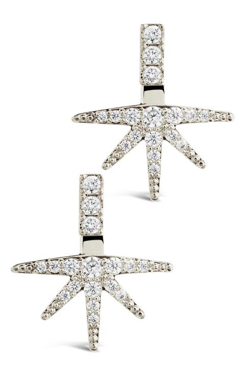 Pavé Starburst Ear Jackets