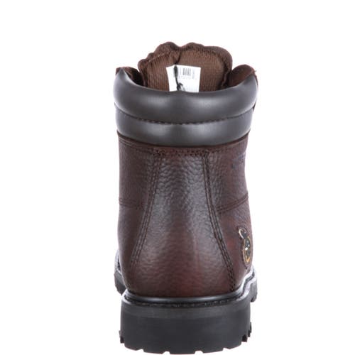 Georgia Boot Padded Oiler Steel Toe Waterproof Work Boot In Brown