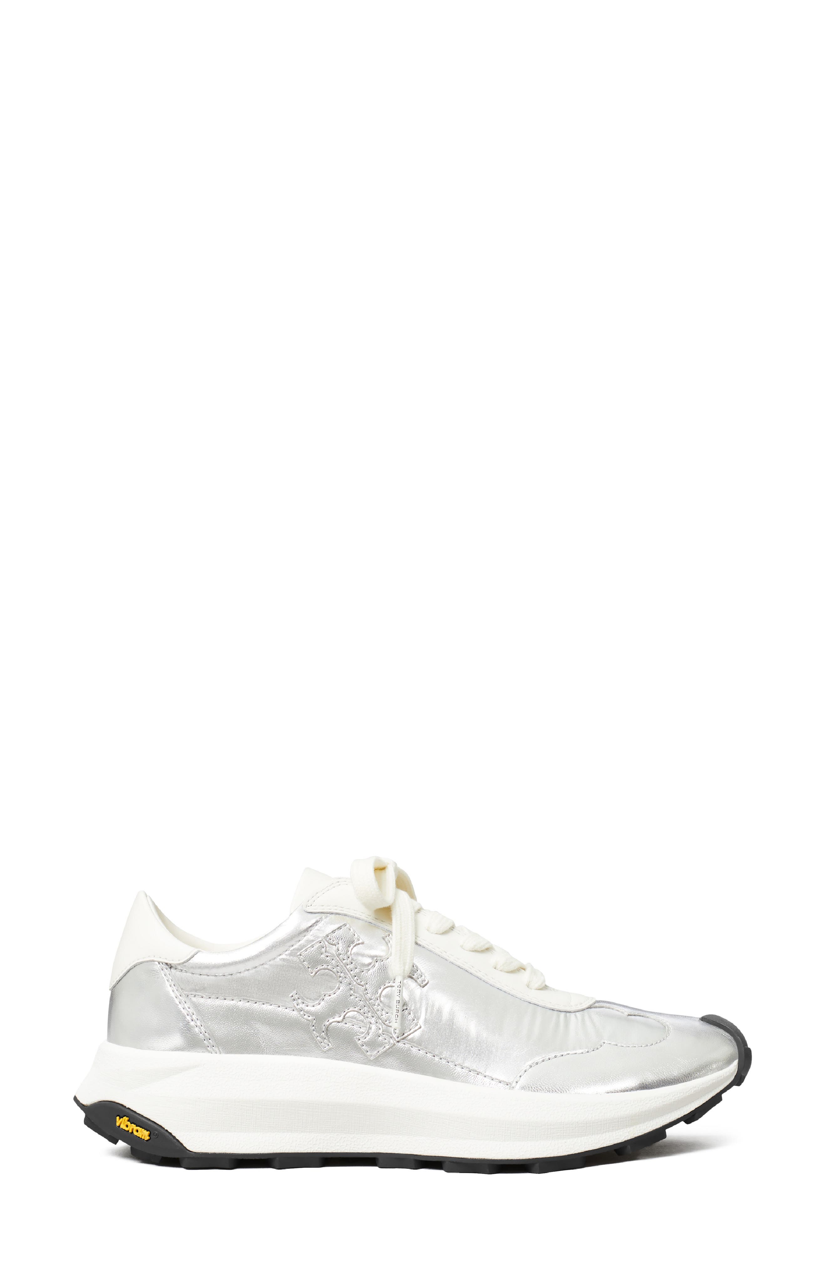 Tory Sneaker, Alternate, color, METALLIC SILVER/ SILV