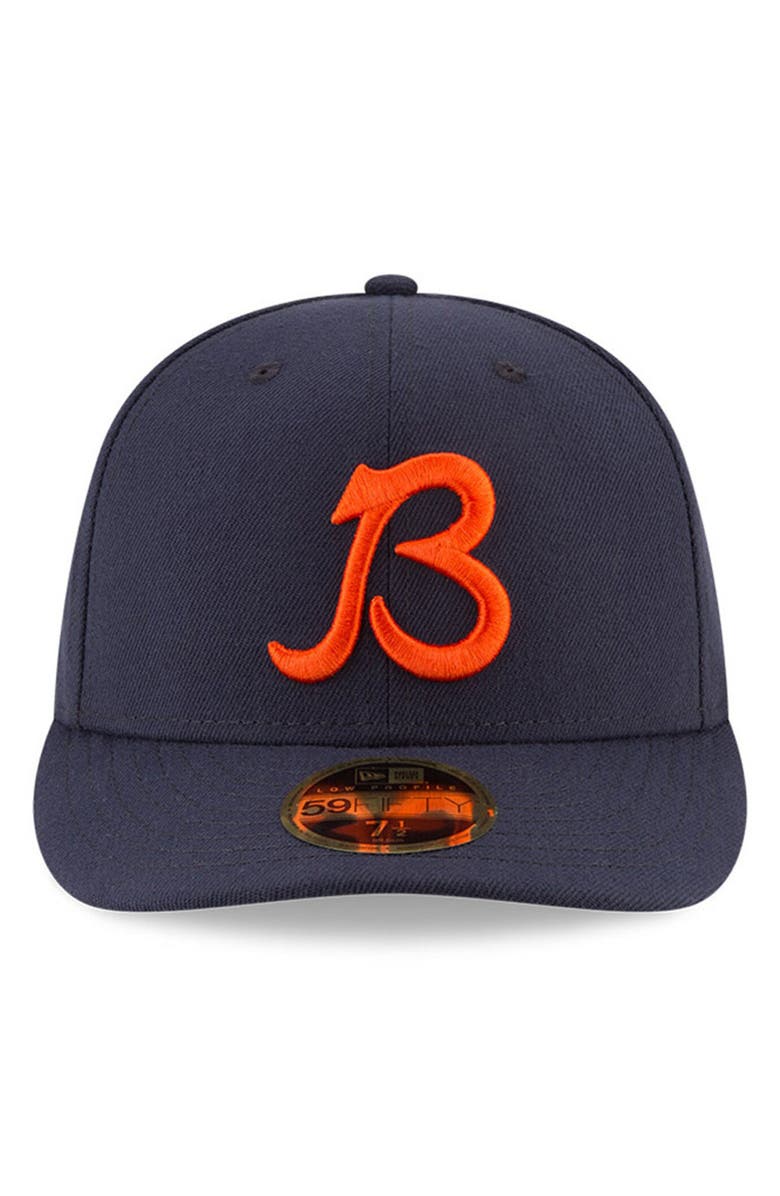 New Era Men's New Era Navy Chicago Bears Omaha Low Profile 59FIFTY Hat - B, Alternate, color, 