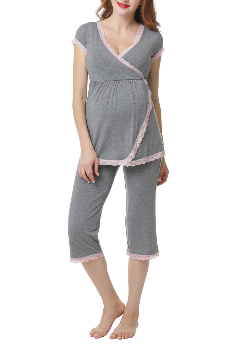Kimi and Kai Cindy Nursing/Maternity Pajamas, Main, color,
