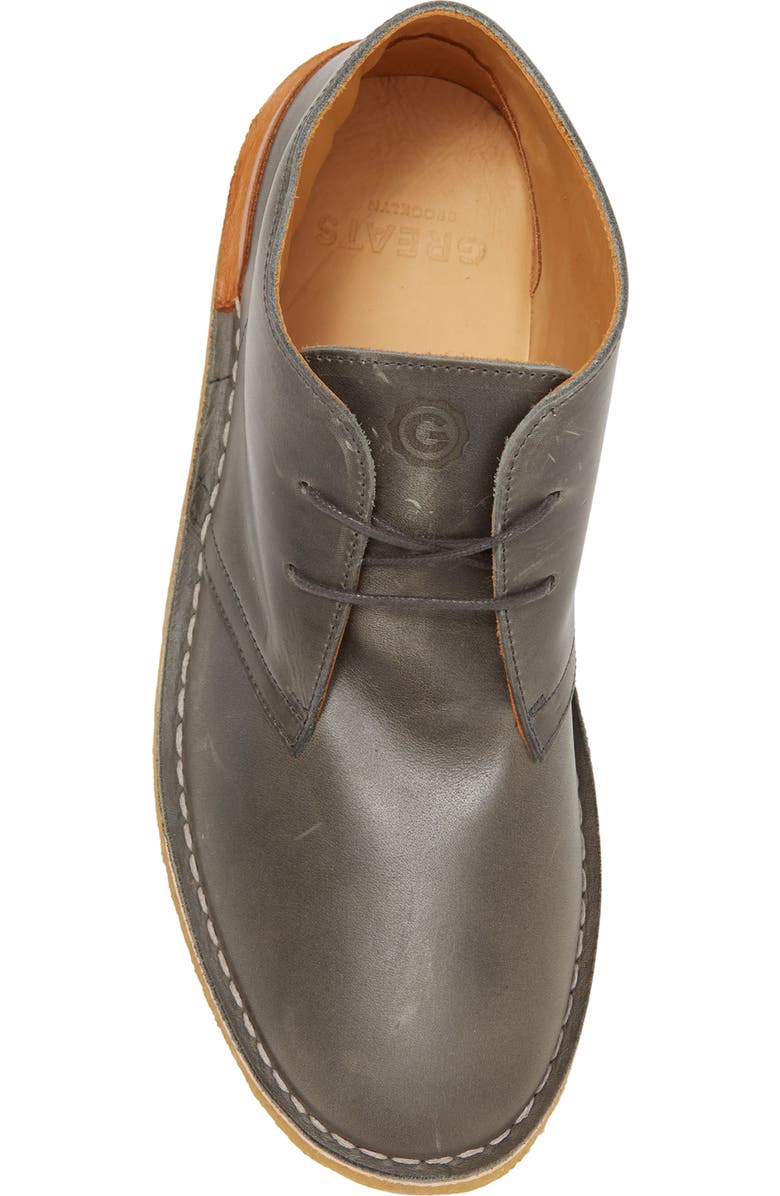 GREATS Sutton Chukka Boot, Alternate, color, Storm Leather