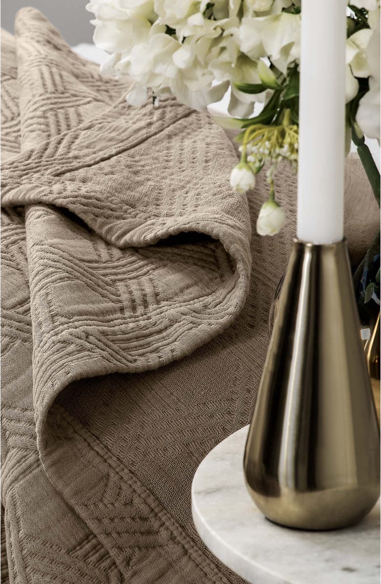 Togas Maisie Bedcover, Alternate, color, Brown