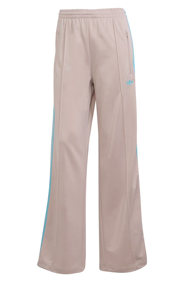 adidas Firebird Recycled Polyester Track Pants, Alternate, color, Wonder Taupe/ Blue