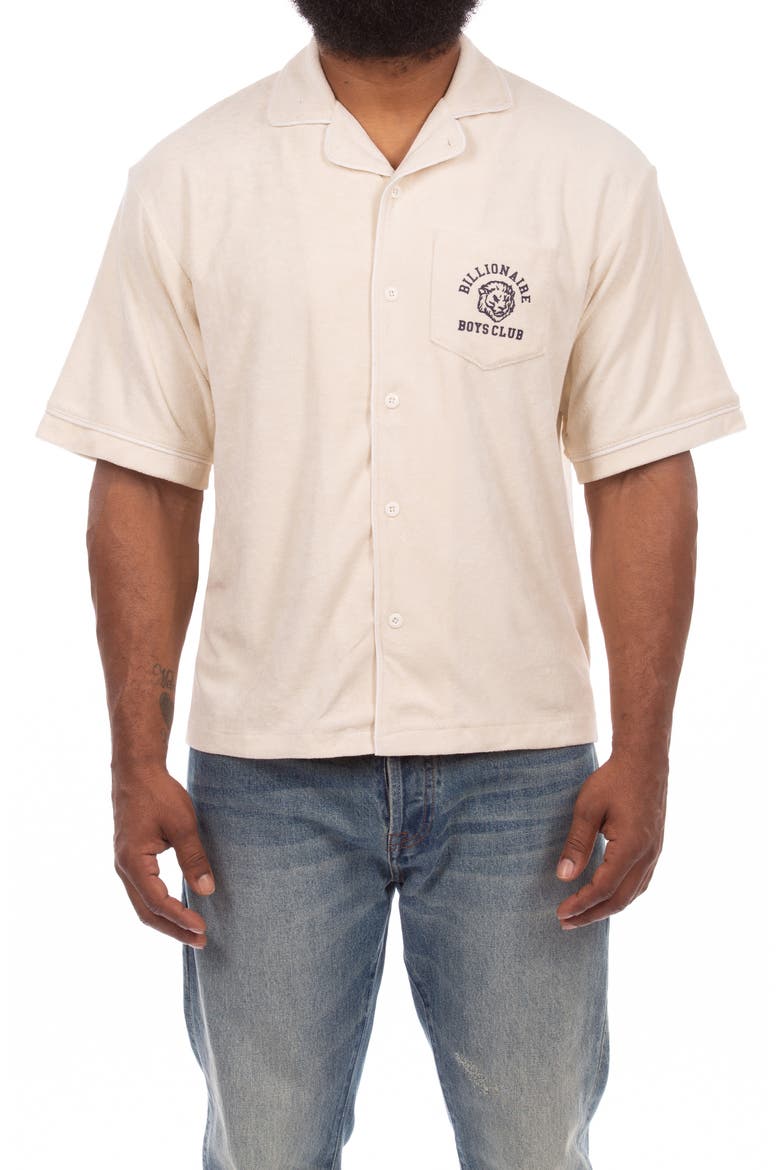 Roam Short Sleeve Button-Up Shirt, Main, color, WHISPER WHITE