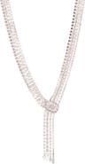 Nadri Gladys Cubic Zirconia 4-Line Statement Necklace