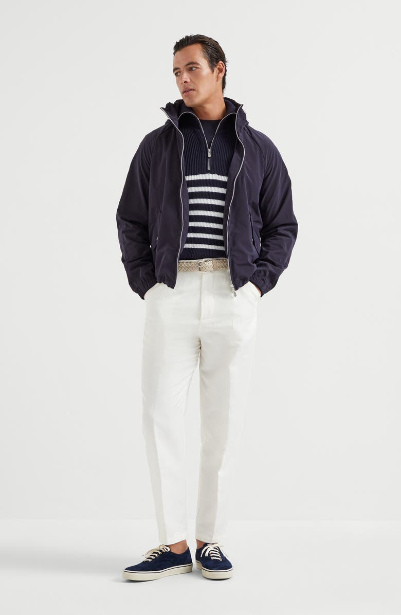 Brunello Cucinelli Half English rib sweater, Alternate, color, 