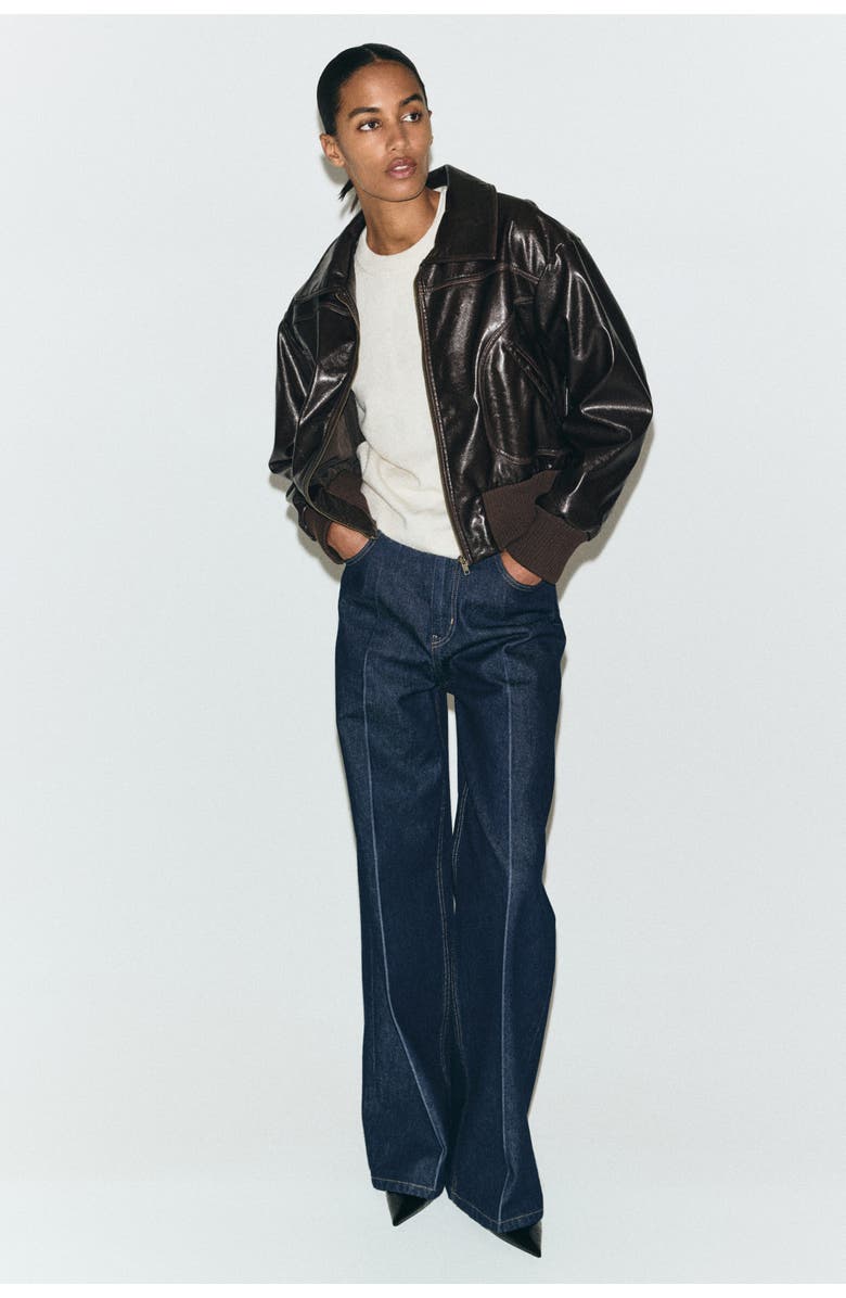 H&M Knit sweater, Alternate, color, Cream