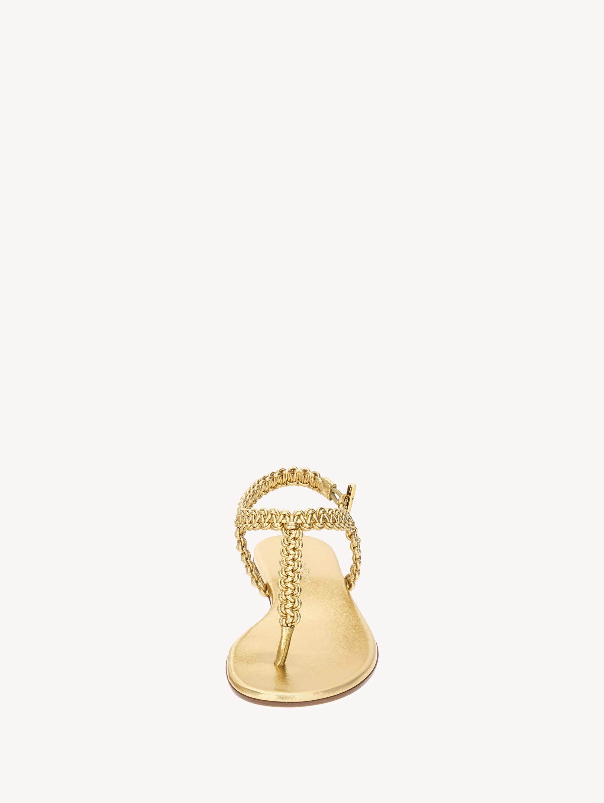 Gianvito Rossi Ubud Thong 05 Sandal, Alternate, color, Gold Nappa Leather