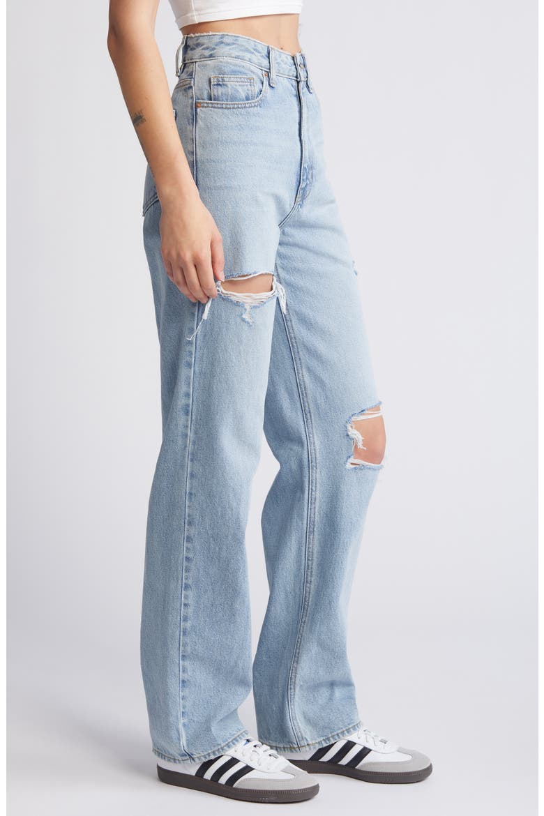 '90s Ripped Boyfriend Jeans, Alternate, color, BIANCA