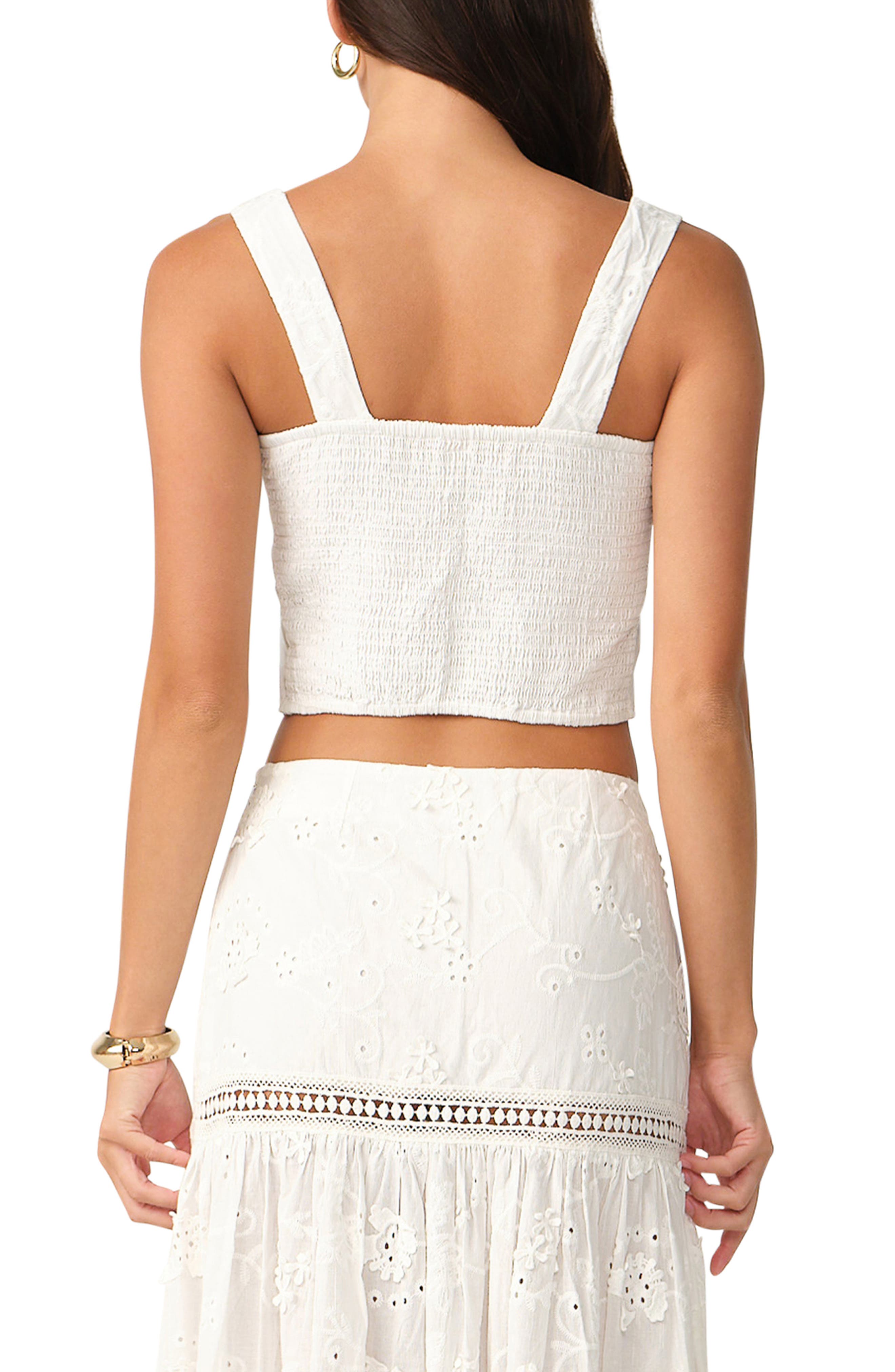 PQ SWIM Lydia Crop Top Cover-Up (Women) | Nordstrom