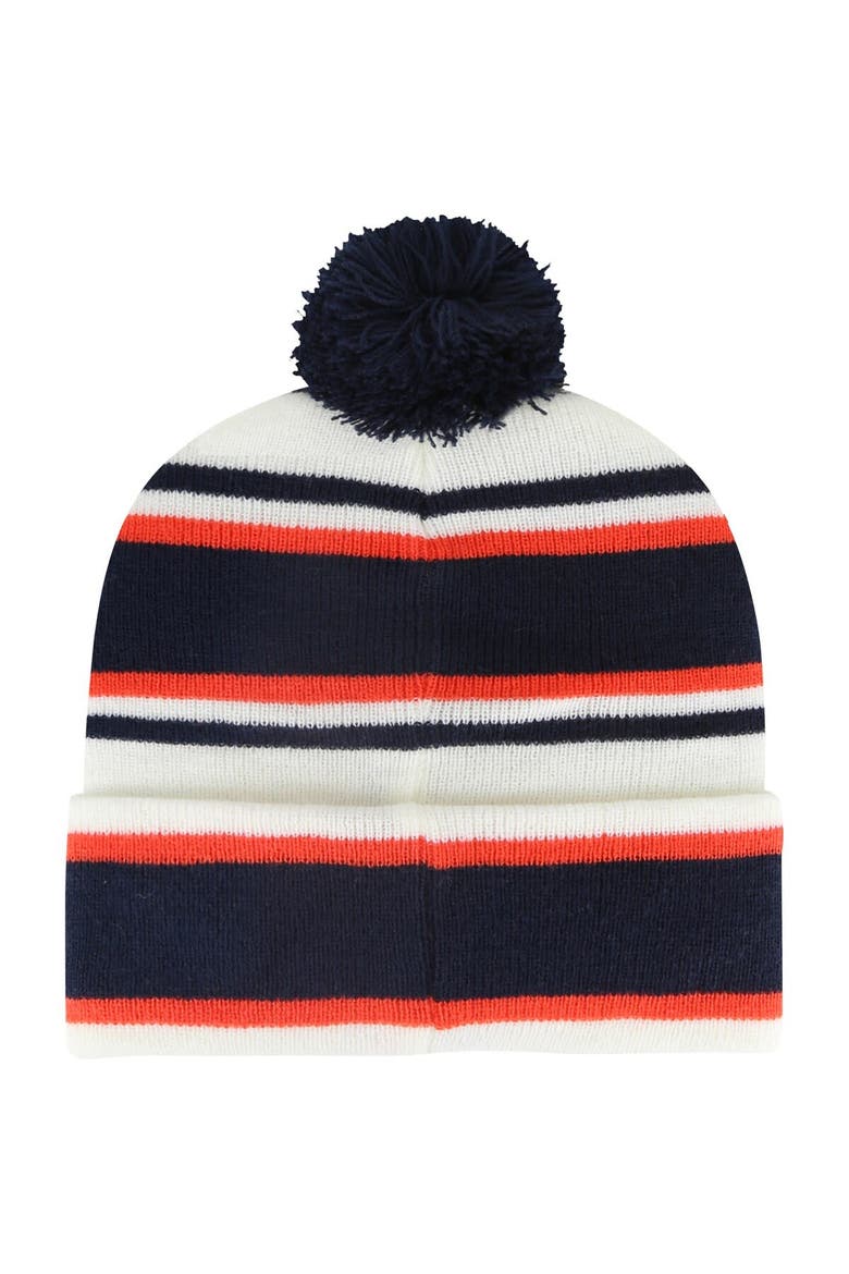Youth '47  White Auburn Tigers Stripling Cuffed Knit Hat with Pom, Alternate, color, White