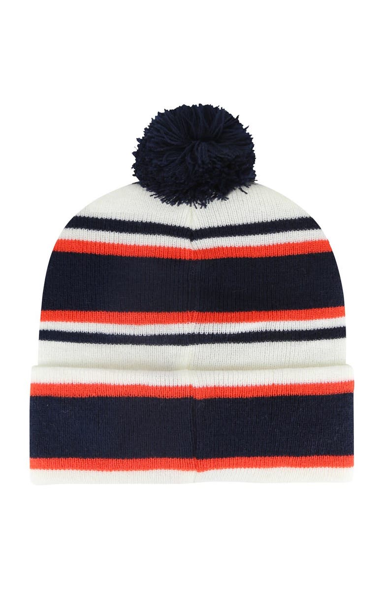 '47 Youth '47 White Auburn Tigers Stripling Cuffed Knit Hat with Pom, Alternate, color, White