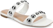 Journee Collection Frida Studded Slide Sandal