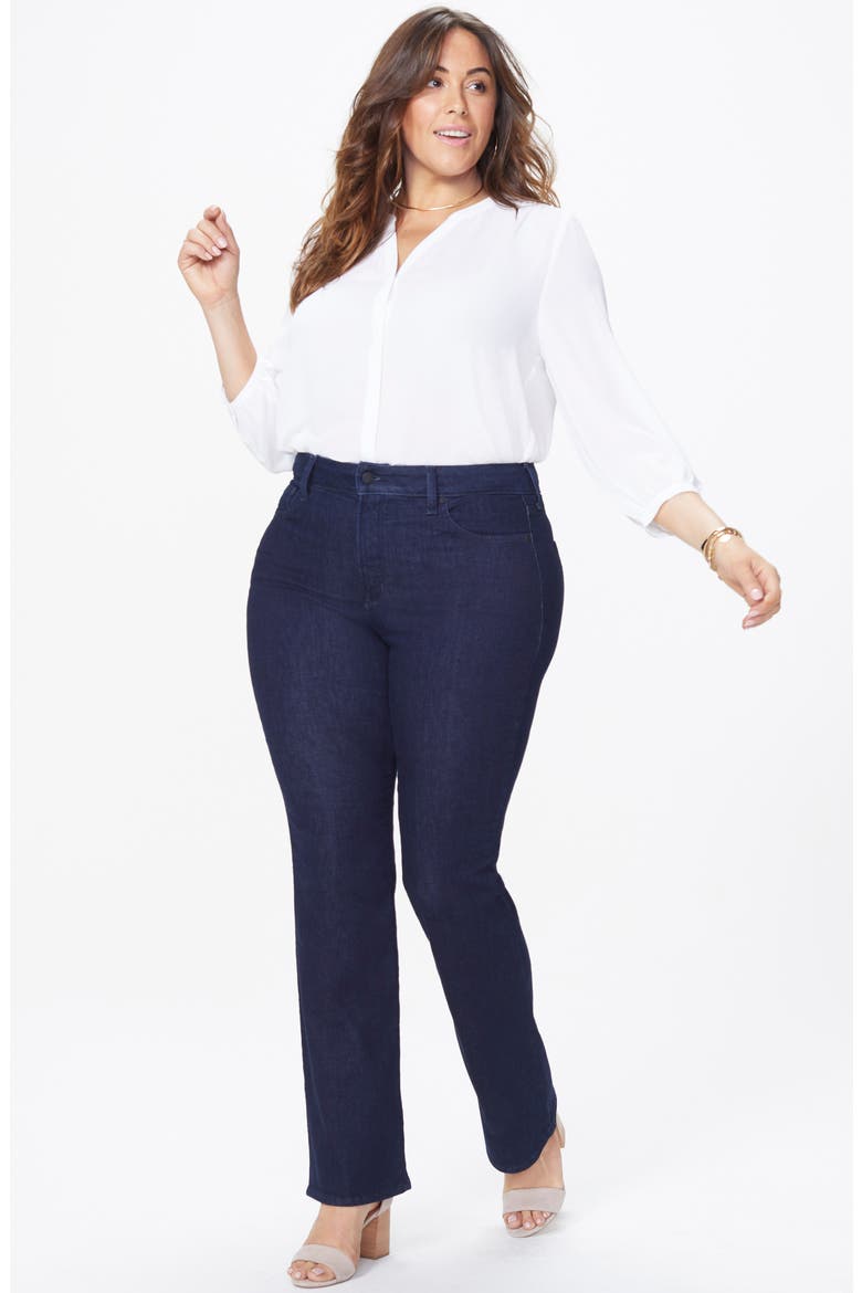 Barbara Bootcut Jeans, Alternate, color, RINSE