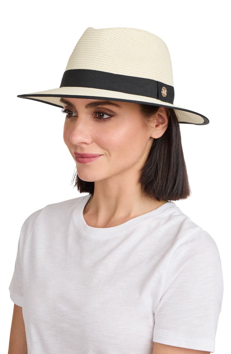 Bruno Magli Ribbon Trim Fedora, Alternate, color,