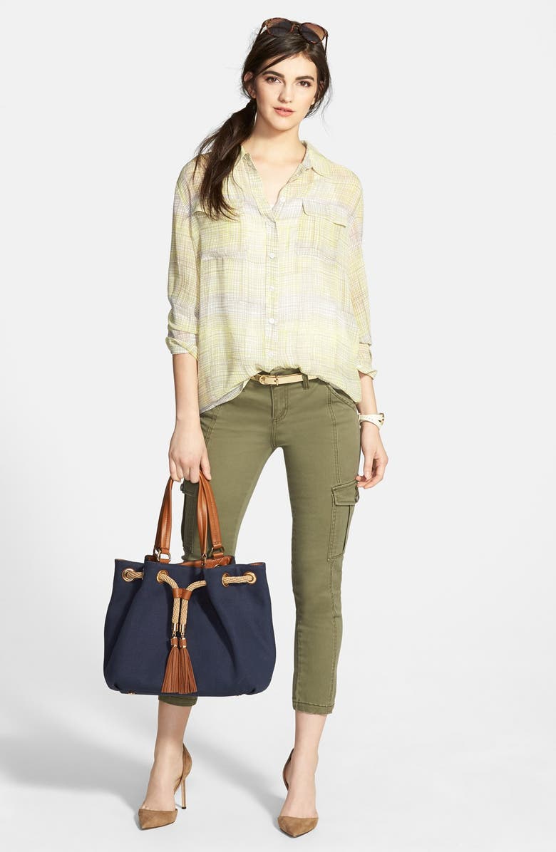 KUT from the Kloth Stretch Ankle Cargo Pants, Alternate, color, 