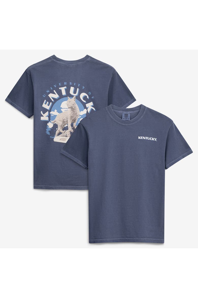 Men's  Navy Kentucky Wildcats Comfort Colors Team Statue T-Shirt, Main, color, Navy
