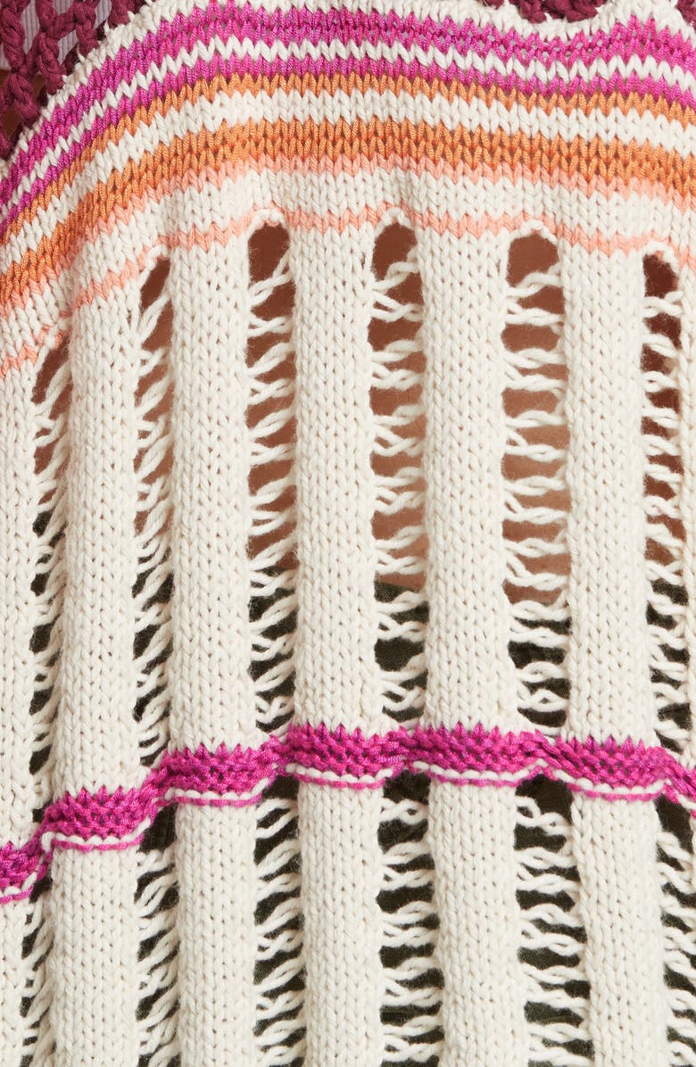 Free People Call Me Crochet Sweater, Alternate, color, 